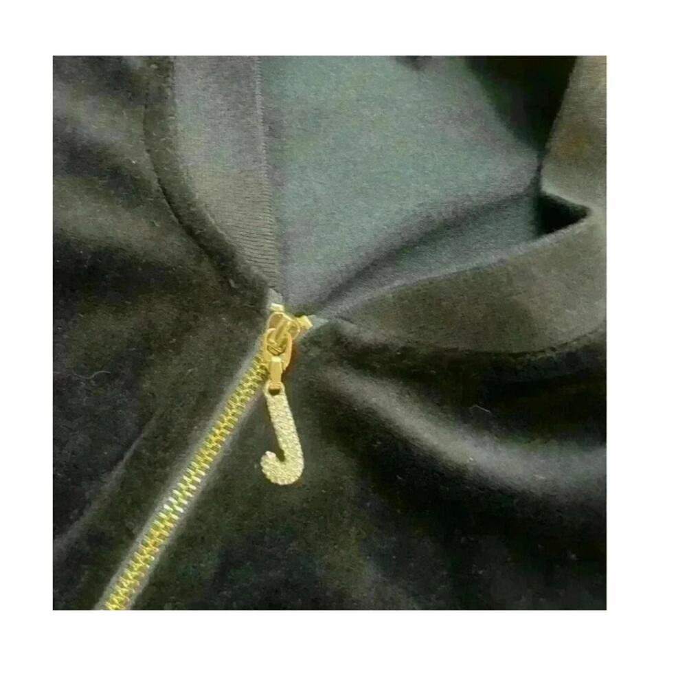 Juicy Couture Velour Westwood Jacket, Varsity style, women’s XXS, NWT, Zip Up - Picture 8 of 8